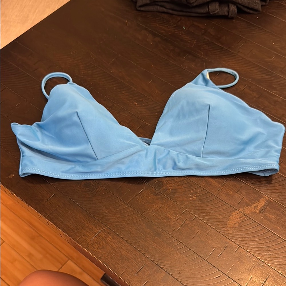 SHEIN Women’s Blue Bikini Top